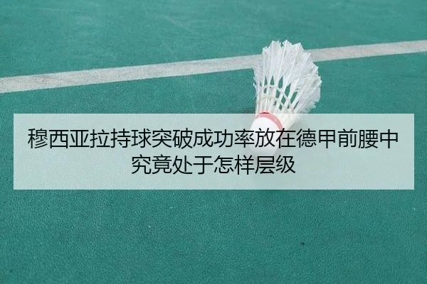 穆西亚拉持球突破成功率放在德甲前腰中究竟处于怎样层级（leyu）